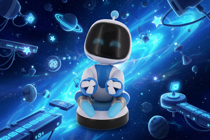 Figurine support de manette Sony Astro Bot Cable Guys
