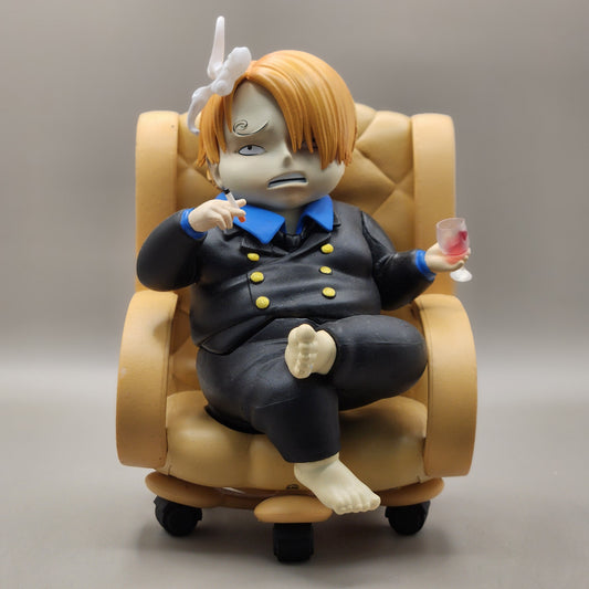 Figurine One Piece Sanji FAT Fauteuille | 15 cm