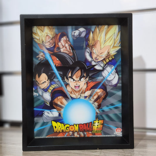 Cadre 3D Lenticulaire Dragon Ball Z 29x24 cm