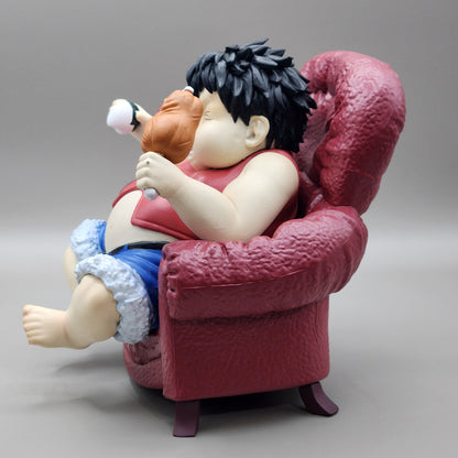 Figurine One Piece Luffy FAT Fauteuille | 18 cm