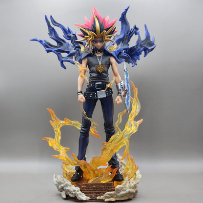 Figurine Yu Gi Oh Yami Yugi flame 27 cm