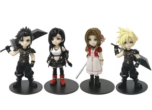 LOT 4x Figurine Final Fantasy 12 CM (Sans Boite)