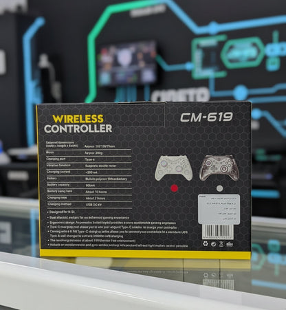 Manette Sans Fil CM6119 White - Android /Nintendo Switch / PC