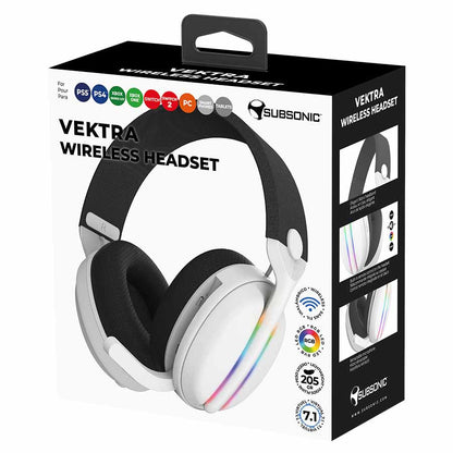 Casque Sans Fil 7.1 Subsonic LED Vektra  (PS5/PS4/PC/Xbox/Switch)