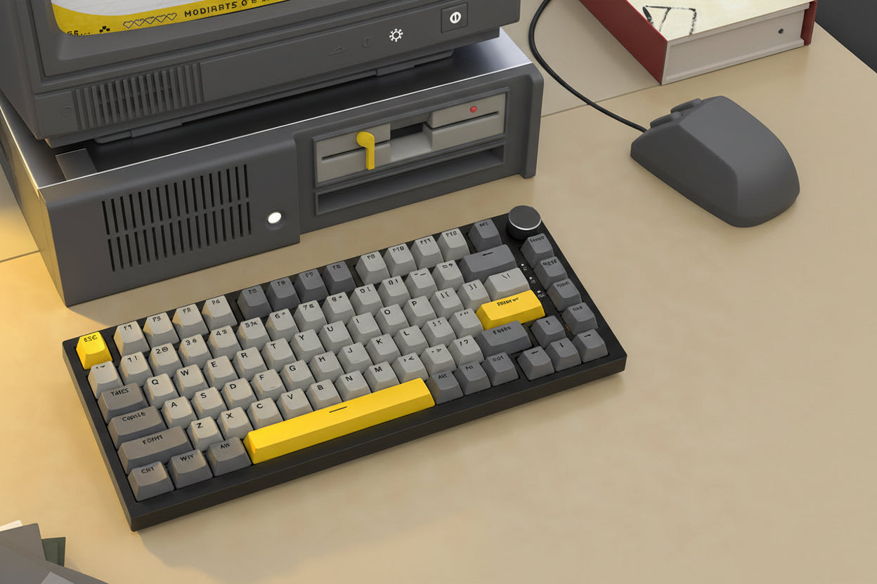 Clavier mécanique Avec Fil Ajazz AK820   - Black & Grey |  Gaming Keyboard