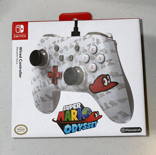 Manette Filaire PowerA Switch Super Mario Odyssey