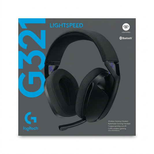 Logitech G G321 LIGHTSPEED, Casque Gaming Bluetooth sans fil - Noir-