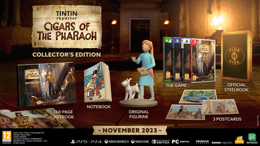 Tintin Reporter Les Cigares Du Pharaon Collector Edition PS4