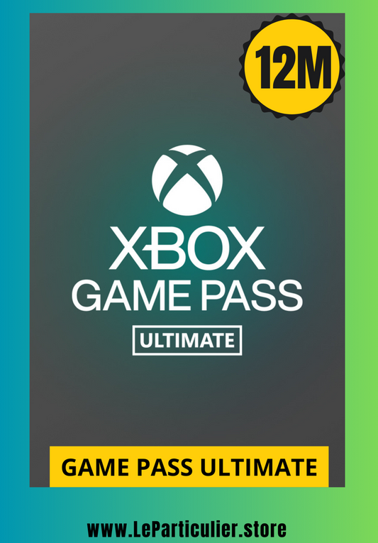 Abonnement Xbox Game Pass Ultimate (12 Mois) Xbox & PC