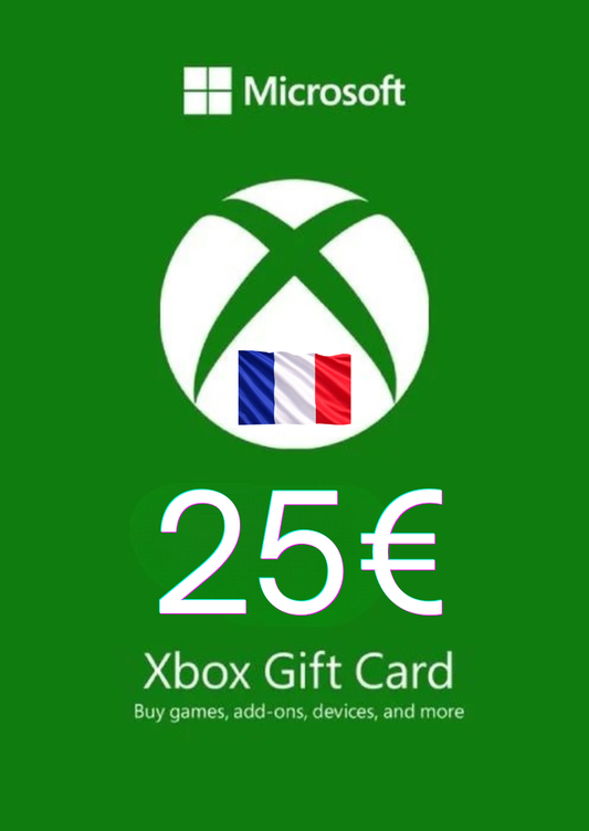 GIFT CARD Xbox 25€ (France)